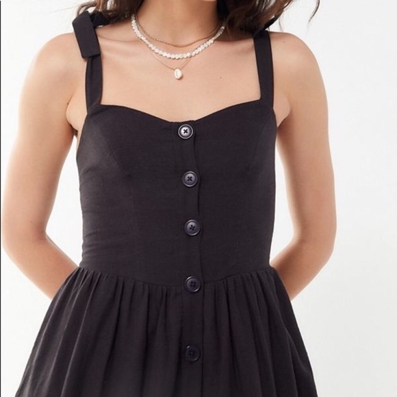 Urban Outfitters Dresses & Skirts - Urban Outfitters Black Midi Dress!
